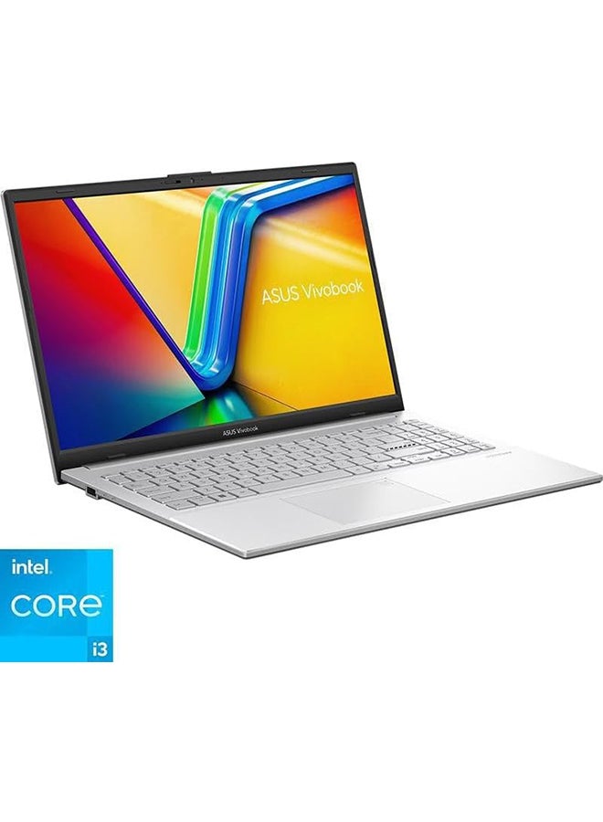 Vivobook Go 15 Laptop With 15.6-Inch Display, Core i3-N305 Processor/8GB RAM/256GB SSD/Intel UHD Graphics/Windows 11 Home English/Arabic Cool Silver